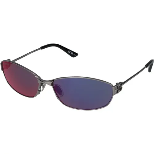 Stylische Sonnenbrille BB0336S,Schwarz/Graue Sonnenbrille - Balenciaga - Modalova