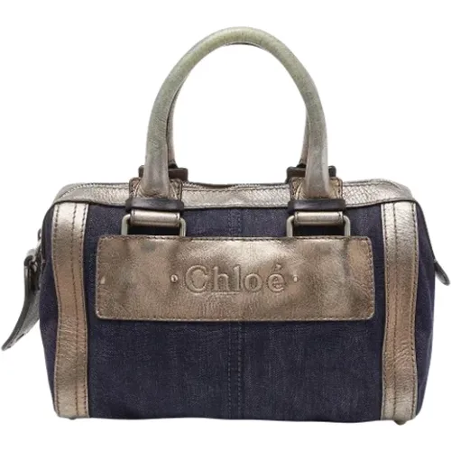Pre-owned Denim handbags , female, Sizes: ONE SIZE - Chloé Pre-owned - Modalova