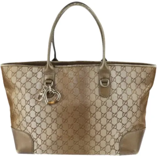 Pre-owned Gold canvas Gucci bag , female, Sizes: ONE SIZE - Gucci Vintage - Modalova