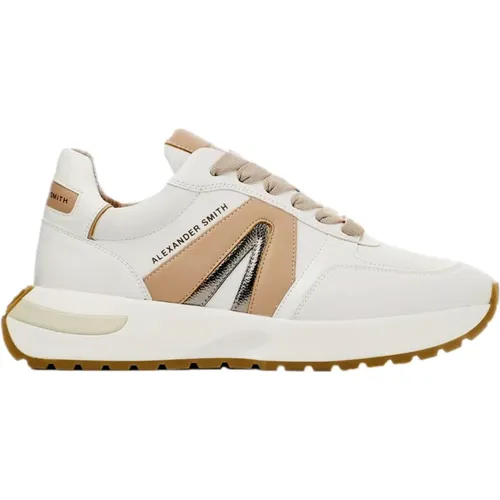 White Nude Chunky Sneakers , female, Sizes: 2 UK, 6 UK - Alexander Smith - Modalova