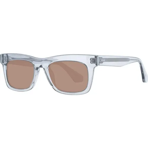Transparente Rechteckige Sonnenbrille , Damen, Größe: ONE Size - sandro - Modalova
