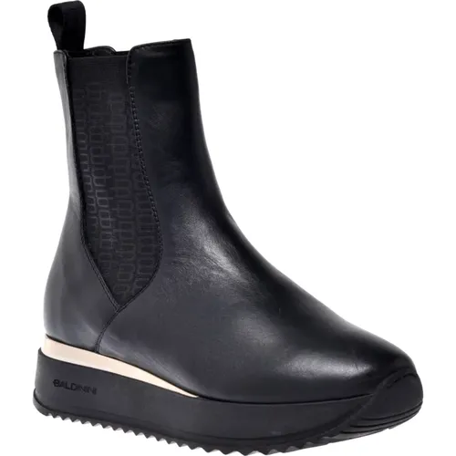 Calf leather ankle boot , female, Sizes: 4 UK, 4 1/2 UK, 3 UK - Baldinini - Modalova