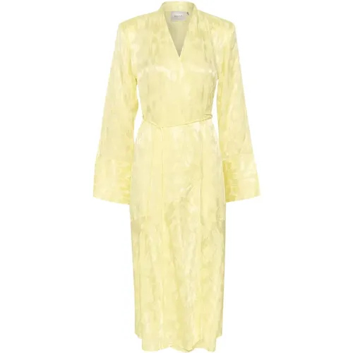 Wrap Kleid Luminary Green , Damen, Größe: XL - Gestuz - Modalova
