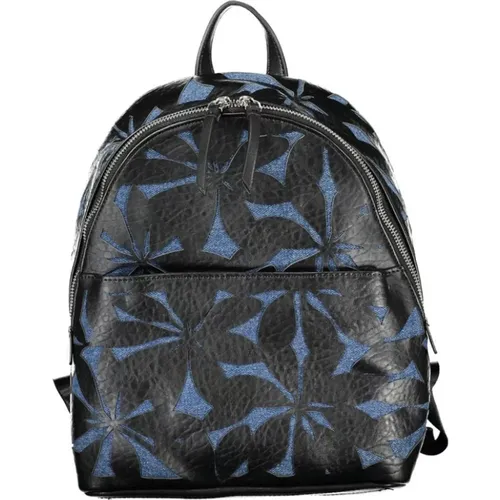 Chic Backpack with Contrast Details , unisex, Sizes: ONE SIZE - Desigual - Modalova