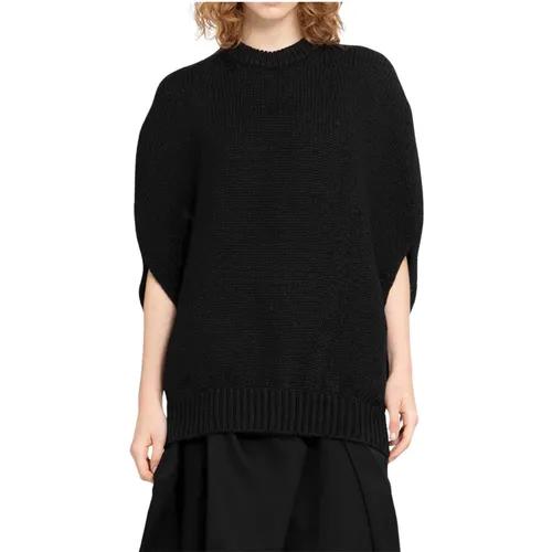 Schwarzer Wollkokon-Pullover für Damen , Damen, Größe: XS - Comme des Garçons - Modalova