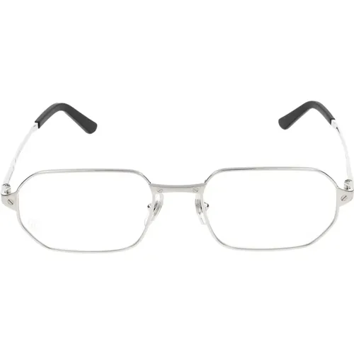 Stylish Eyeglasses Ct0442O , male, Sizes: 55 MM - Cartier - Modalova