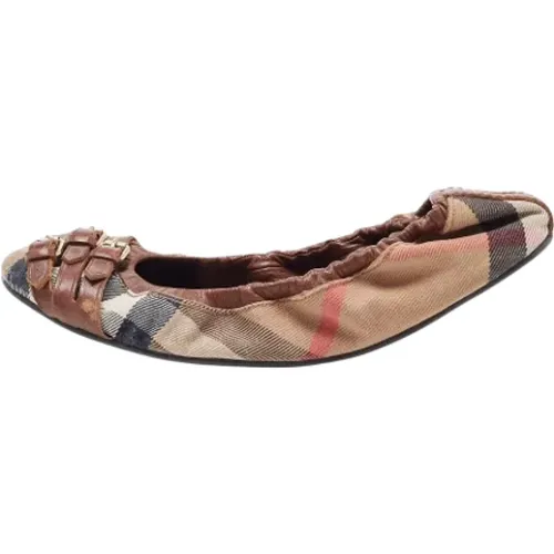 Pre-owned Canvas flats , female, Sizes: 5 UK - Burberry Vintage - Modalova