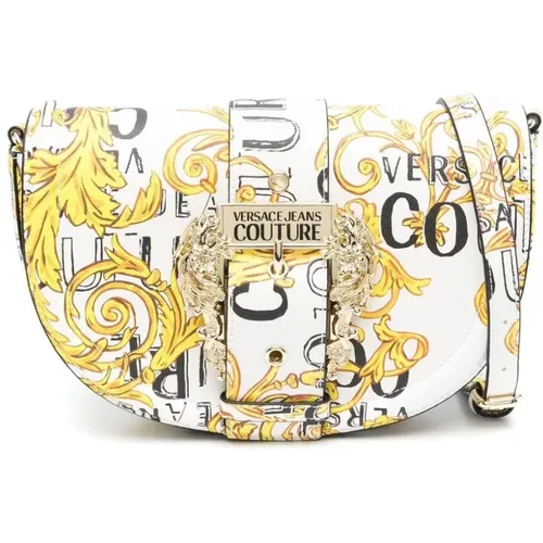 Logo Couture Print Crossbody Bag , female, Sizes: ONE SIZE - Versace Jeans Couture - Modalova