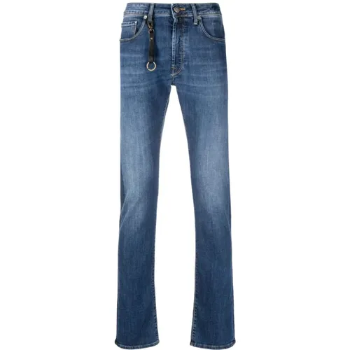 Comfort Denim Slim-fit Jeans , male, Sizes: W33 - Incotex - Modalova