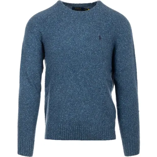 Blaue Pullover , Herren, Größe: L - Ralph Lauren - Modalova