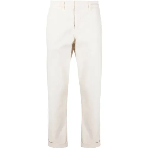 Capri Trousers in Light Beige , male, Sizes: W34, W36, W35, W33 - Fay - Modalova