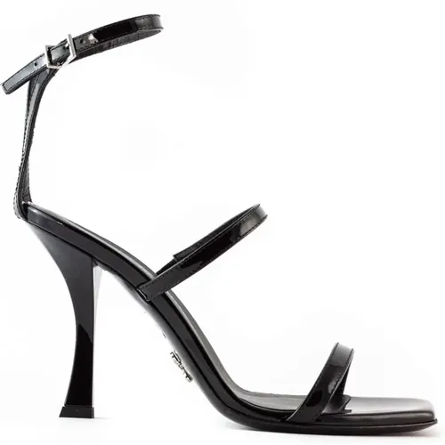 Patent Leather Telen Sandals , female, Sizes: 3 UK, 4 UK - Sergio Levantesi - Modalova