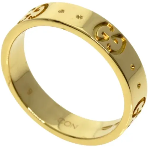 Pre-owned Gold rings , female, Sizes: ONE SIZE - Gucci Vintage - Modalova