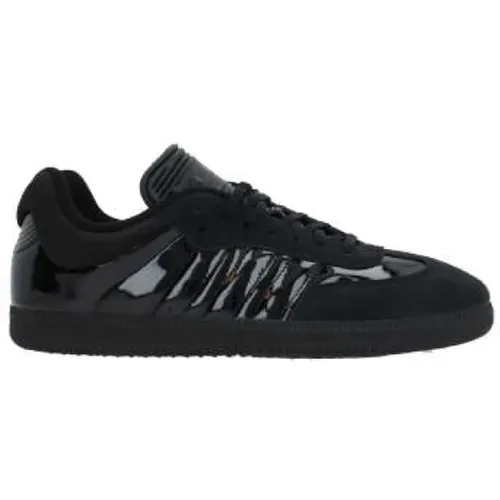 Schwarze Wildleder Low-Top Sneakers , Damen, Größe: 42 EU - Adidas - Modalova