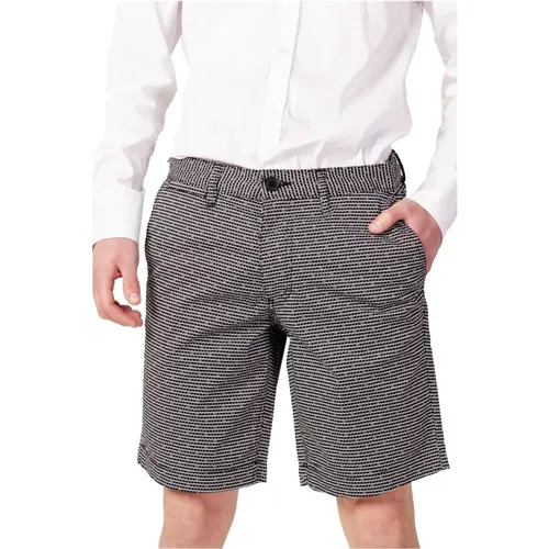 Schwarze Print-Shorts für Männer - Armani Exchange - Modalova