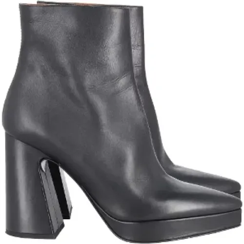 Pre-owned Leather boots , female, Sizes: 10 UK - Proenza Schouler Pre-owned - Modalova
