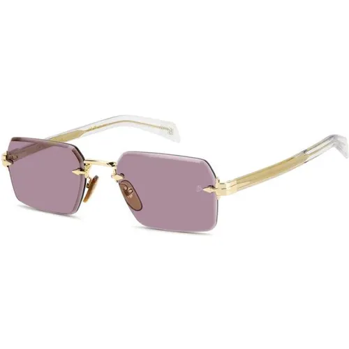 Klassische Moderne Sonnenbrille , Herren, Größe: 56 MM - Eyewear by David Beckham - Modalova