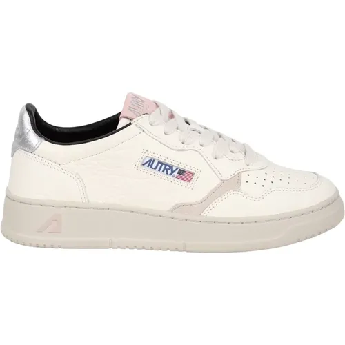 Color Block Leather Sneakers , female, Sizes: 6 UK, 5 UK, 3 UK, 7 UK, 2 UK, 4 UK - Autry - Modalova