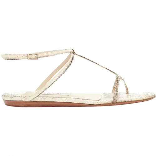 Pre-owned Leder flats - Jimmy Choo Pre-owned - Modalova