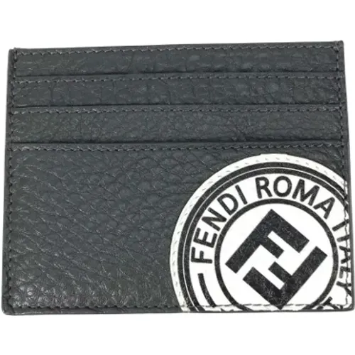 Pre-owned Leather wallets , male, Sizes: ONE SIZE - Fendi Vintage - Modalova