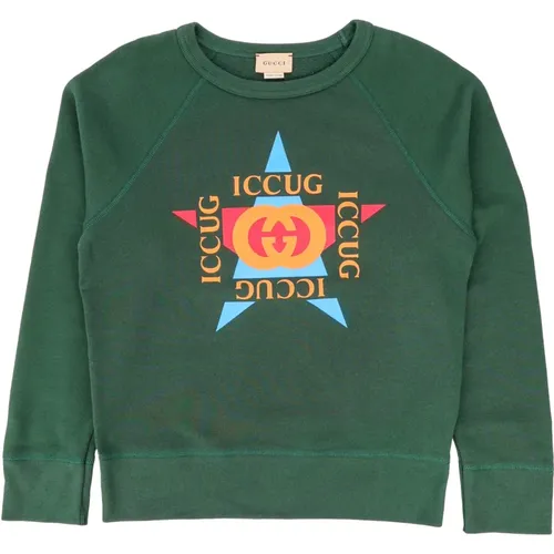 Kinder Sweatshirt - Regular Fit - Grün - Gucci - Modalova