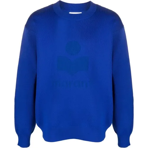 Blauer Logo Pullover , Herren, Größe: XL - Isabel marant - Modalova