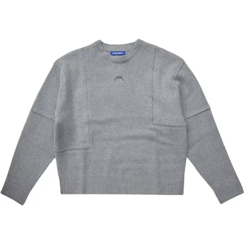 Grauer Strickkonstrukt Pullover - A-COLD-WALL - Modalova