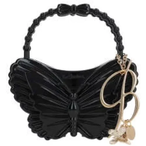 Schmetterling Handtasche Schwarz , Damen, Größe: ONE Size - Blumarine - Modalova