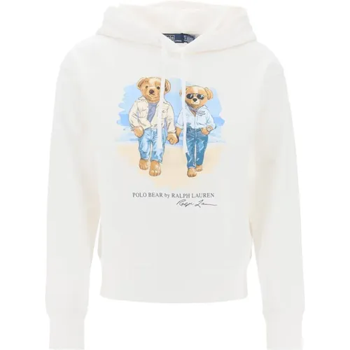 Polo Polo Bear Hooded Sweatshirt , female, Sizes: 2XS - Ralph Lauren - Modalova