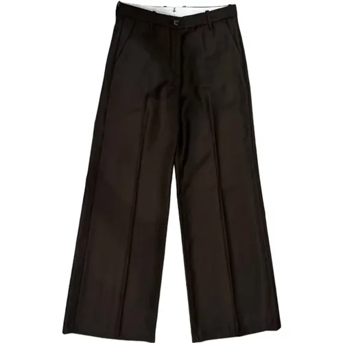 Stylish Wool Blend Trousers , female, Sizes: W28, W30, W31, W29, W26, W27 - Nine In The Morning - Modalova