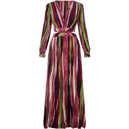 Reeds Pink Maxi Kleid , Damen, Größe: S - Diane Von Furstenberg - Modalova
