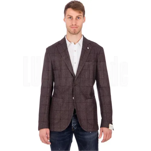 Stylish Jacket , male, Sizes: M - L.b.m. 1911 - Modalova