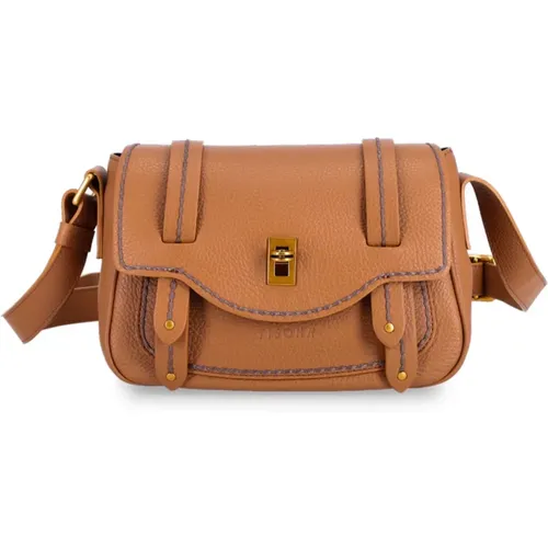 Leather Shoulder Bag , female, Sizes: ONE SIZE - Plinio Visonà - Modalova
