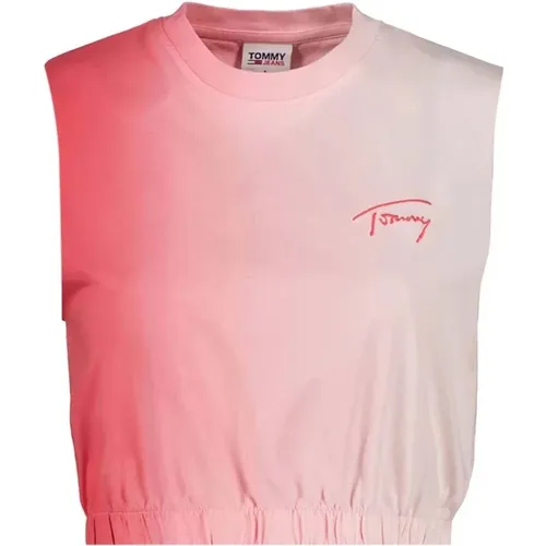 Signature Tank Tank Top , Damen, Größe: M - Tommy Hilfiger - Modalova