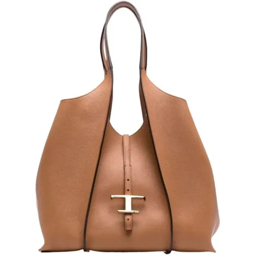 Mini T Timeless Shopping Bag , female, Sizes: ONE SIZE - TOD'S - Modalova