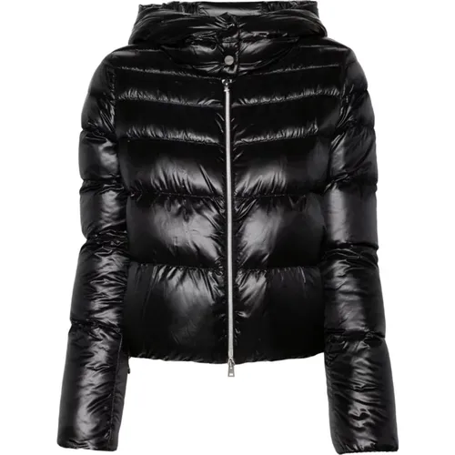 Padded Hooded Coat , female, Sizes: M, L - Herno - Modalova