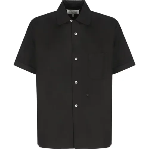 Shirt Collar Short Sleeves Front Pocket , male, Sizes: M - Maison Margiela - Modalova