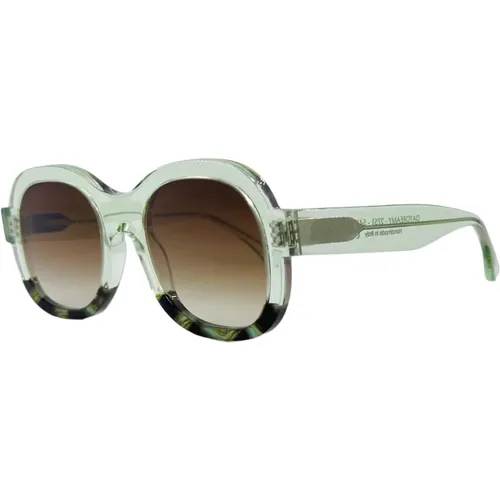 Retro-Futuristic Round Sunglasses , female, Sizes: ONE SIZE - Thierry Lasry - Modalova