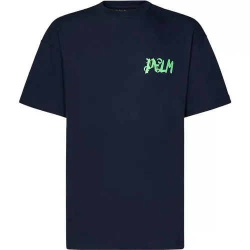 Mens Clothing T-Shirts Polos Ss24 , male, Sizes: L, XL, M, 2XL - Palm Angels - Modalova