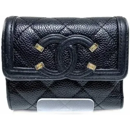 Pre-owned Leather wallets , female, Sizes: ONE SIZE - Chanel Vintage - Modalova