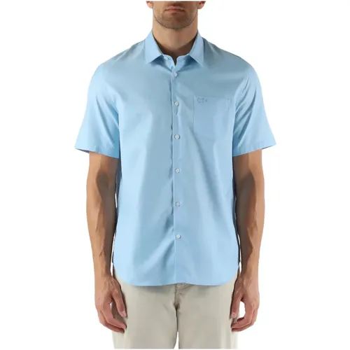 Regular Fit Cotton Short Sleeve Shirt , male, Sizes: S, L, M - Lacoste - Modalova