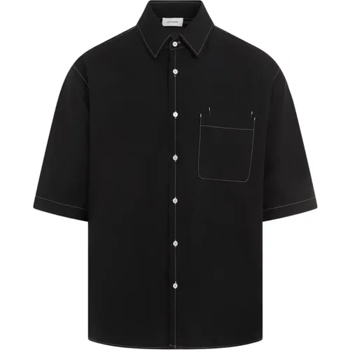 Cotton Shirt Double Pocket , male, Sizes: XL - Lemaire - Modalova