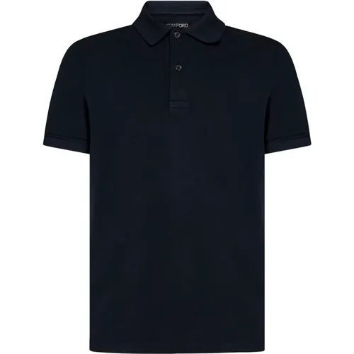 Polo Shirt Classic Fit Cotton , male, Sizes: 2XL - Tom Ford - Modalova
