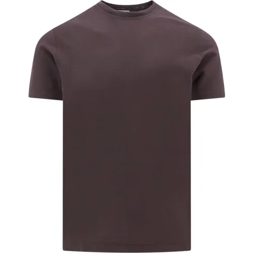 Ribbed T-Shirt , male, Sizes: 2XL, 4XL - Zanone - Modalova