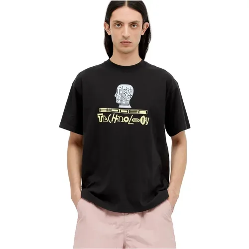 T-Shirt mit Grafikdruck , Herren, Größe: XL - Brain Dead - Modalova
