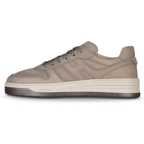 Leather Sneakers with Memory Foam Sole , male, Sizes: 7 1/2 UK, 6 UK, 10 UK, 10 1/2 UK, 6 1/2 UK, 11 UK, 9 UK, 8 UK - Hogan - Modalova