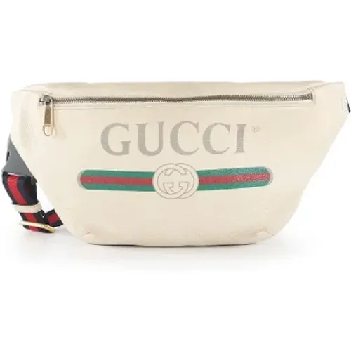 Leather Belt Bag with Vintage Touch , female, Sizes: ONE SIZE - Gucci Vintage - Modalova