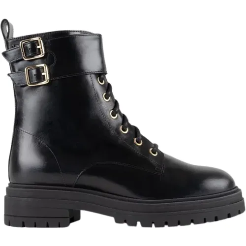Ellie leather boots , female, Sizes: 5 UK, 3 UK, 7 UK, 6 UK, 8 UK - Bobbies Paris - Modalova