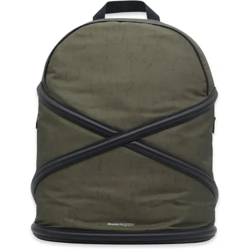 Harness Backpack in Khaki , unisex, Sizes: ONE SIZE - alexander mcqueen - Modalova