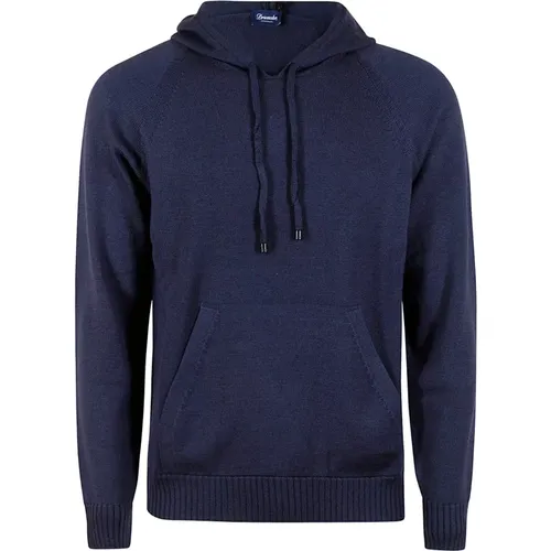 Sweater Hoodie , male, Sizes: L, XS, 3XL - Drumohr - Modalova